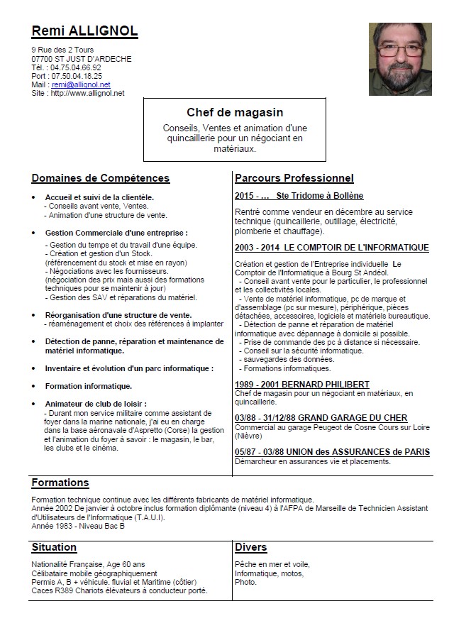 CV